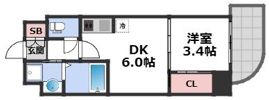 セレニテ谷町四丁目アリエの間取り画像