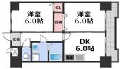 コーポ矢柄の間取り画像