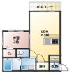 ボヌール千里丘の間取り画像