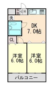 ポピア新在家の間取り画像