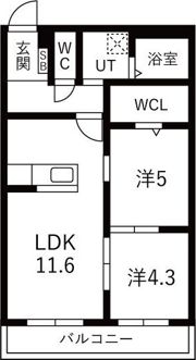 アーバンコート尾西の間取り画像