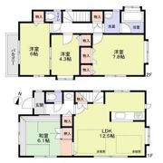 世田谷区桜上水3丁目戸建の間取り画像