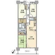 クレストフォルム横浜平沼の間取り画像