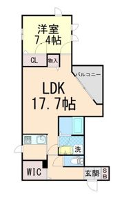 クリスタルリーフ千里中央の間取り画像