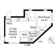 アイメックス北参道の間取り画像