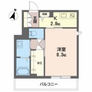 リガーレ中井の間取り画像