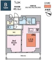 ヴィスタコート幡ヶ谷の間取り画像