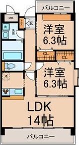 プレミアム御影の間取り画像