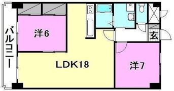 ハイシティ松山の間取り画像