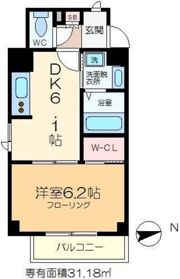 ルークス冬木の間取り画像