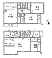 本堅田6丁目戸建の間取り画像