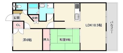 アップルコートの間取り画像