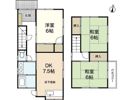 中村貸家の間取り画像