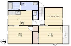 ベルビュー上安松の間取り画像