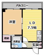 ラパンジール朝潮橋の間取り画像