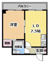 ラパンジール朝潮橋の間取り画像