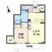 シャーメゾン広駅前Ⅱの間取り画像