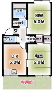 ハイツNの間取り画像