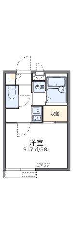 レオパレスケンジの間取り画像
