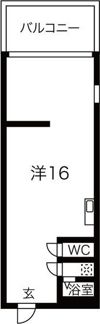 現状渡し 滝子貸家の間取り画像