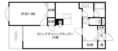 メゾン・ド・エディフィスの間取り画像