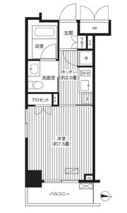 グランハイツ錦糸町の間取り画像