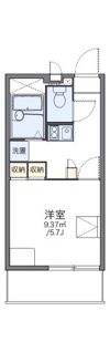 レオパレス新町Cの間取り画像