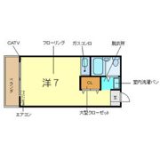 フレグランスエサカの間取り画像
