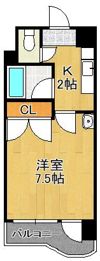 ニューサンリバー6番館の間取り画像