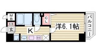 プレサンス神戸プレシャスの間取り画像