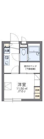 レオパレスコート アベⅡの間取り画像