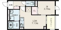 (仮称)名古屋市南区西又兵ヱ町 新築木造アパートの間取り画像