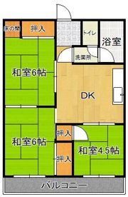 ディアライフ赤坂の間取り画像