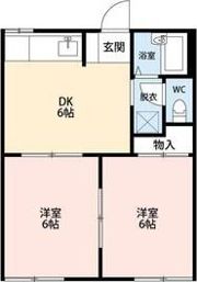 ミュゲー一番館の間取り画像