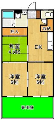 平原マンションの間取り画像