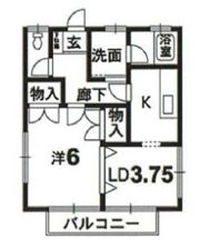ハイツもみの木の間取り画像