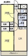 サンフォーレ東津田の間取り画像