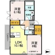 グランディール富沢 Ⅰの間取り画像