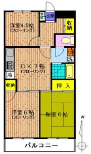 グレードハイツ祝儀山の間取り画像