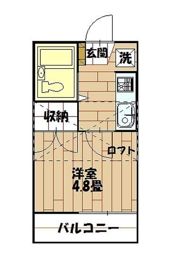 ヴィラ久里浜の間取り画像
