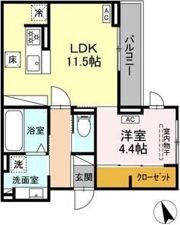 LUANA本山の間取り画像