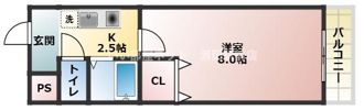 WAVE－KⅡの間取り画像