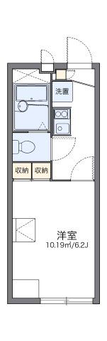 レオパレスエクセル中里の間取り画像