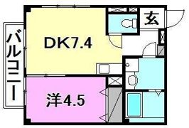 パレステージ土居田の間取り画像
