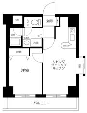 ダイアパレス川崎元木町の間取り画像
