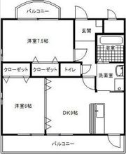 ハイツルーミナスの間取り画像