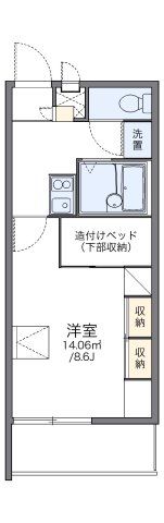 レオパレスクレール勝賀の間取り画像