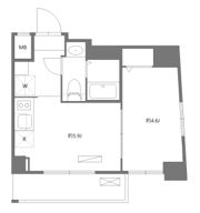アンベリール亀有の間取り画像