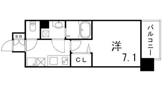 ファーストフィオーレ三宮イーストの間取り画像