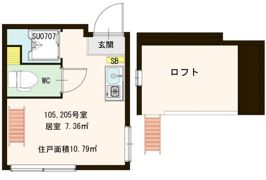 メゾン・プーラ豊島の間取り画像